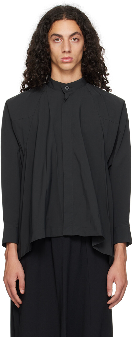 

Рубашка трапециевидной формы 132 5. ISSEY MIYAKE, черный