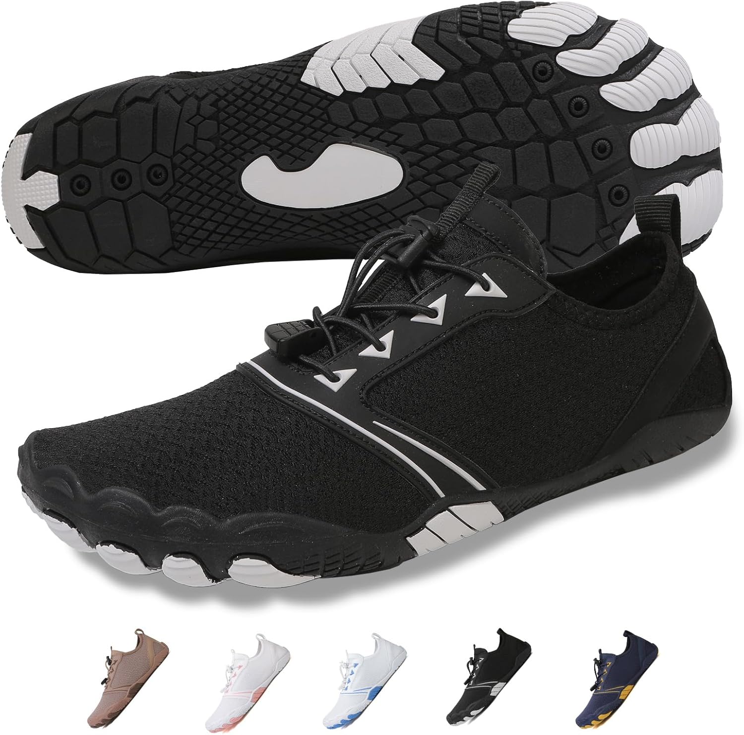 

Кроссовки для ходьбы для женщин и мужчин Feedmoo, черный