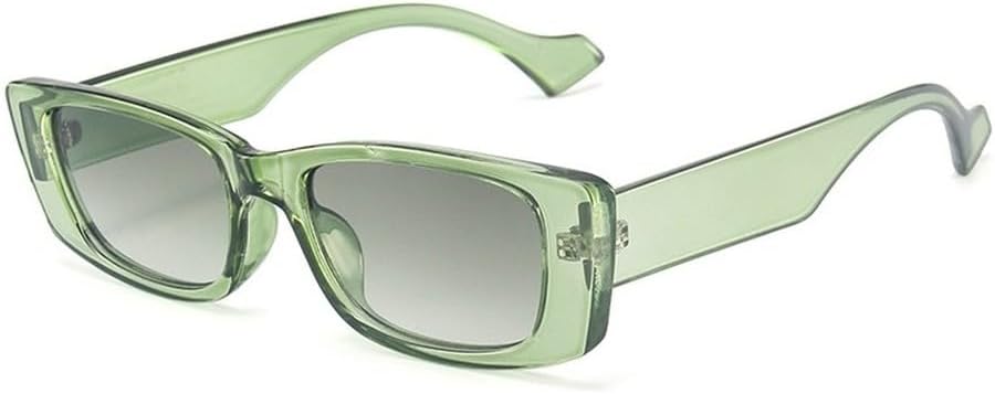 

Ретро-солнцезащитные очки прямоугольной формы для женщин, популярные модные очки конфетных цветов, мужские квадратные солнцезащитные очки с защитой от УФ-излучения UV400 SKFGNX, Olive Green