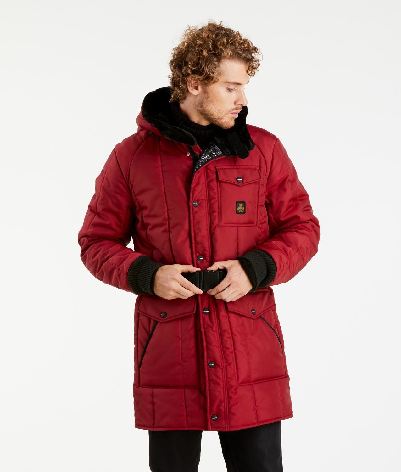 

Красная полиамидная мужская парка Refrigiwear