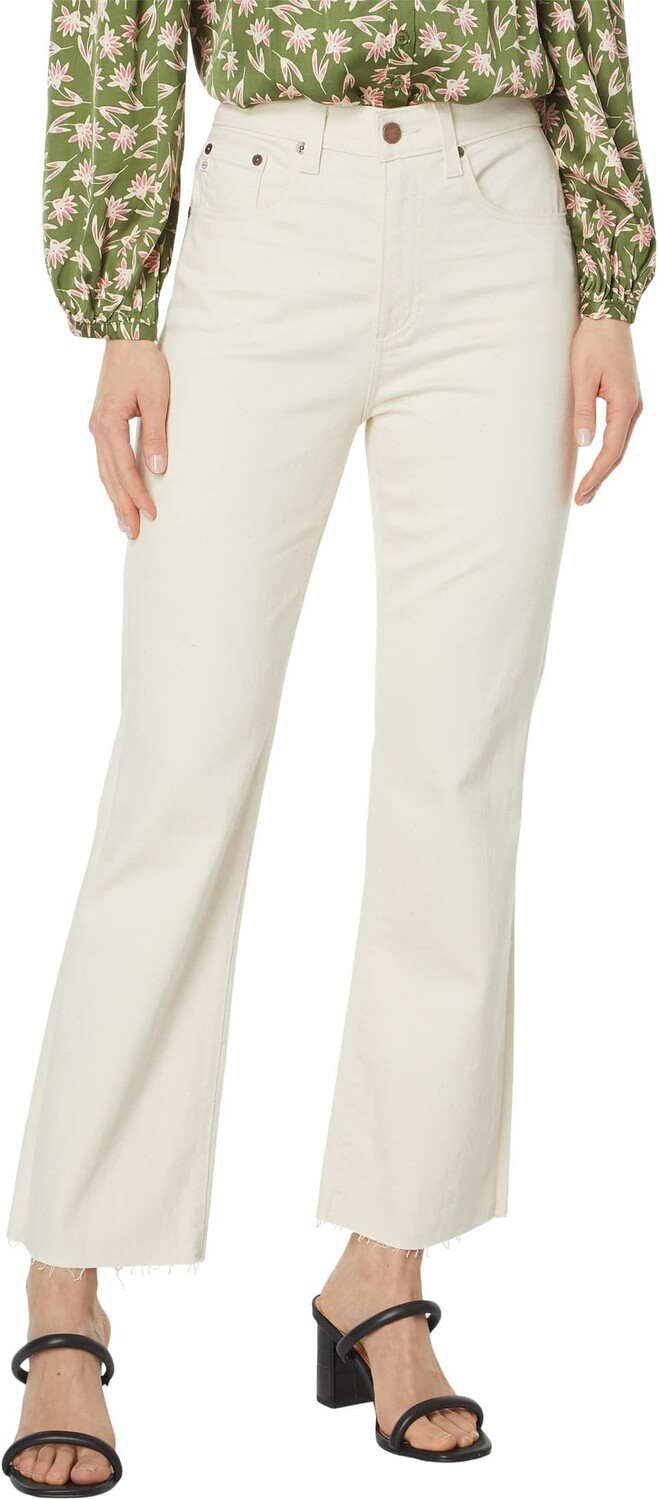 

Джинсы AG Jeans Saige Wide Leg Crop High-Rise Fit in Modern White, цвет Modern White