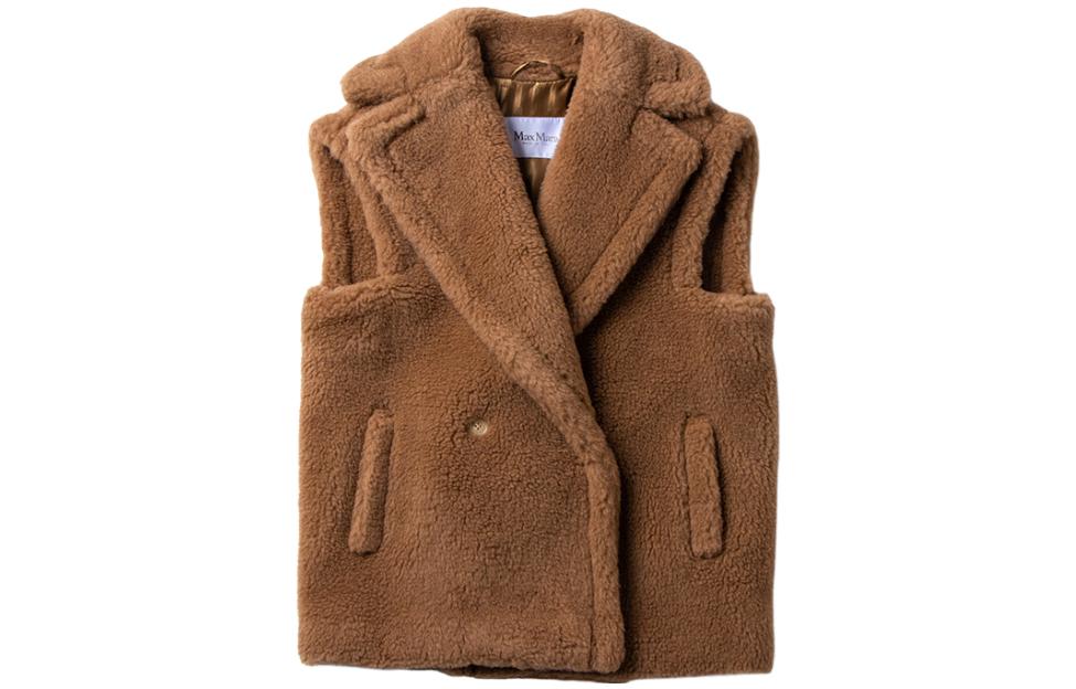 

MaxMara Женская коричневая жилетка, Brown