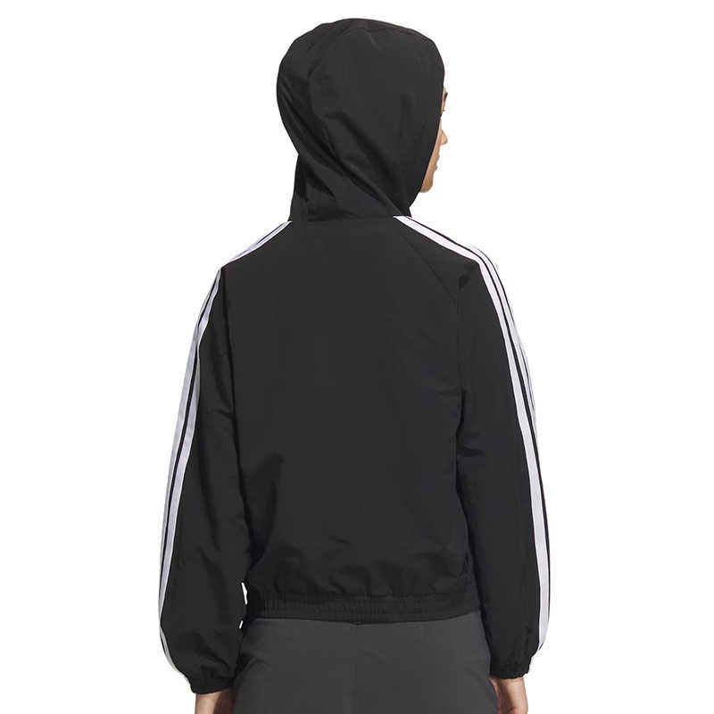 Adidas Ветровка женская черная — фото 4