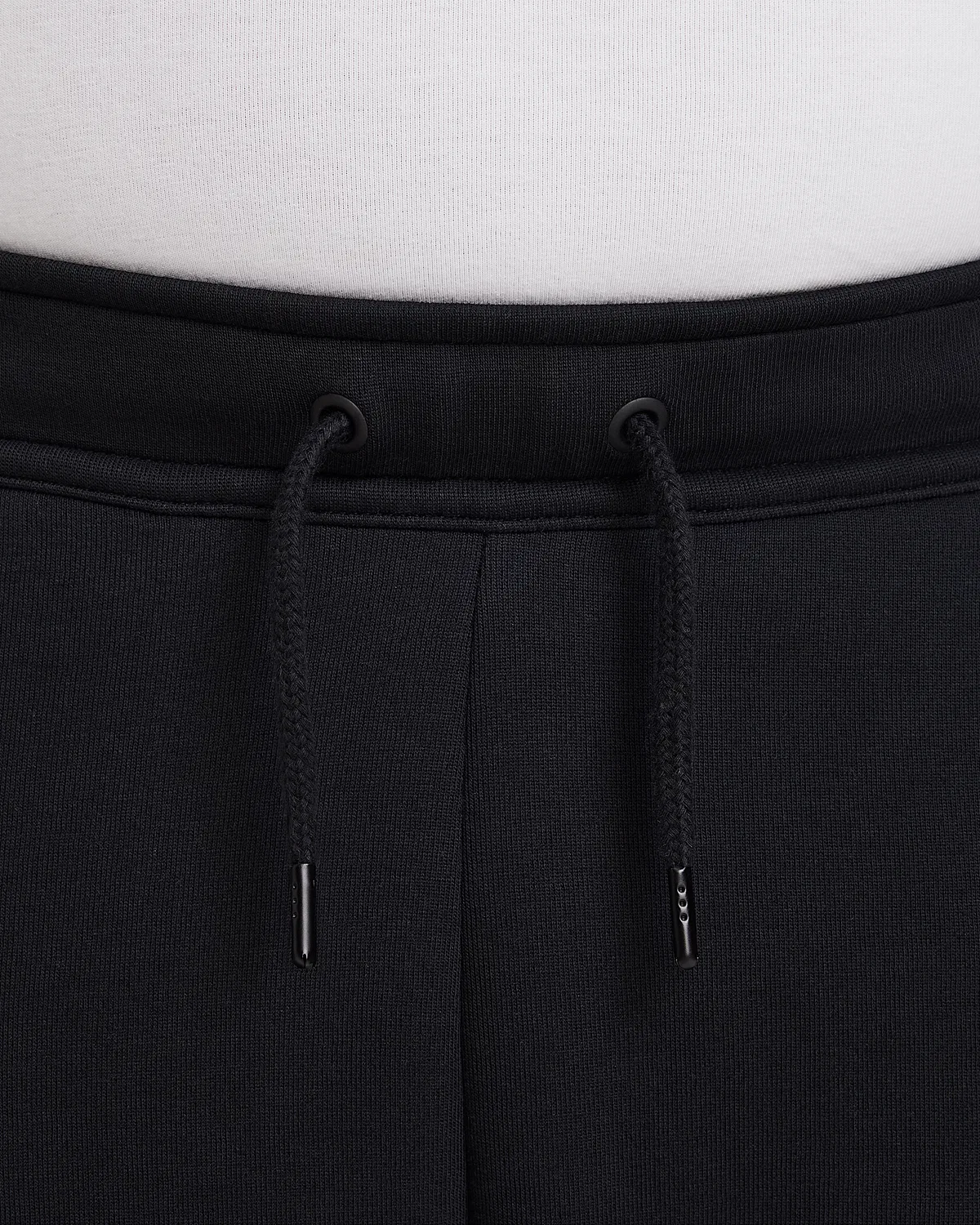 Детские (мальчиковые) штаны (удлиненный размер) Nike Sportswear Tech Fleece, Black/Black/Black — фото 3