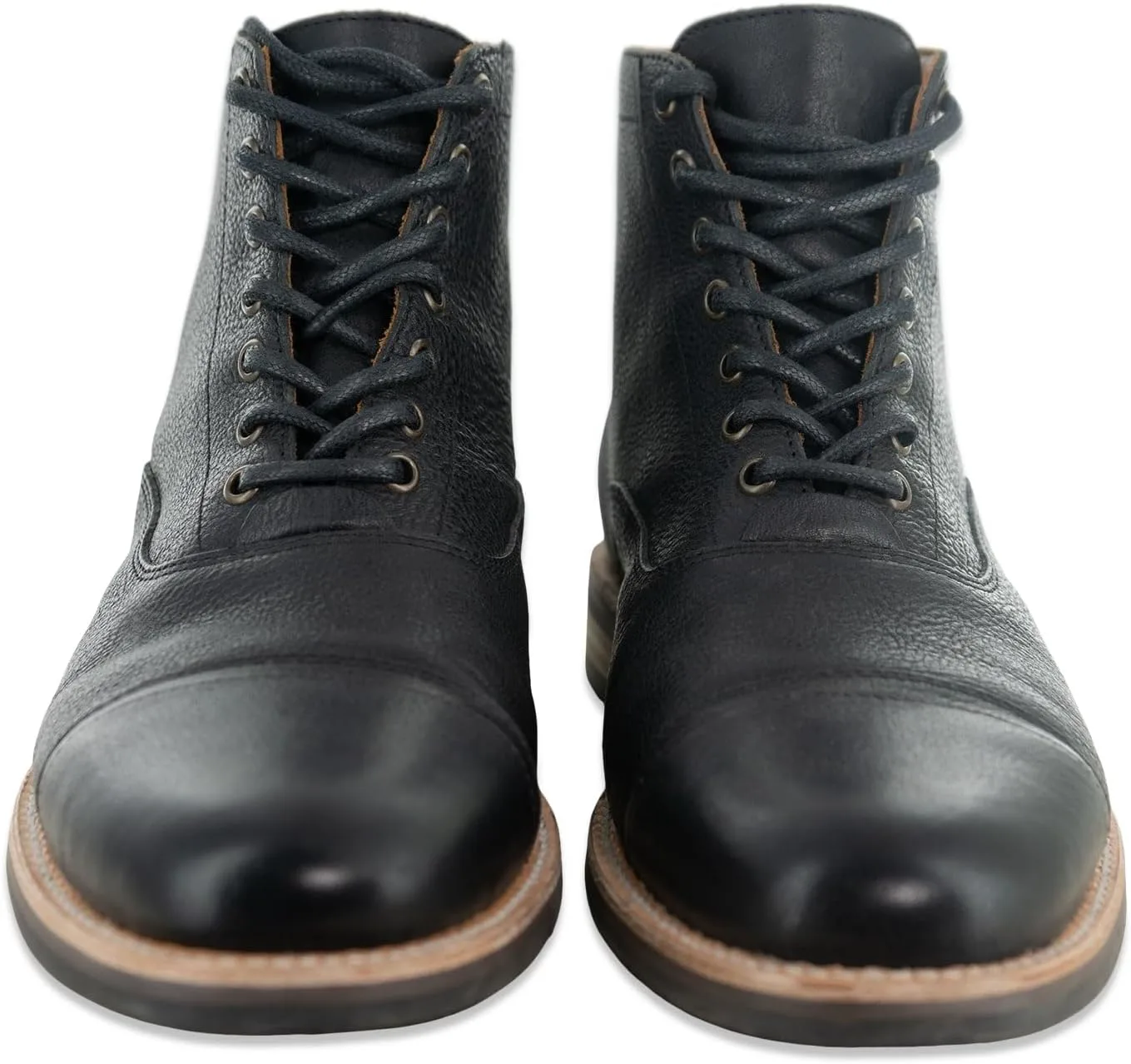 Ботинки Andres Handcrafted The Commander с закрытым носком и шнуровкой A1002 Andres Handcrafted Boots, черный — фото 3