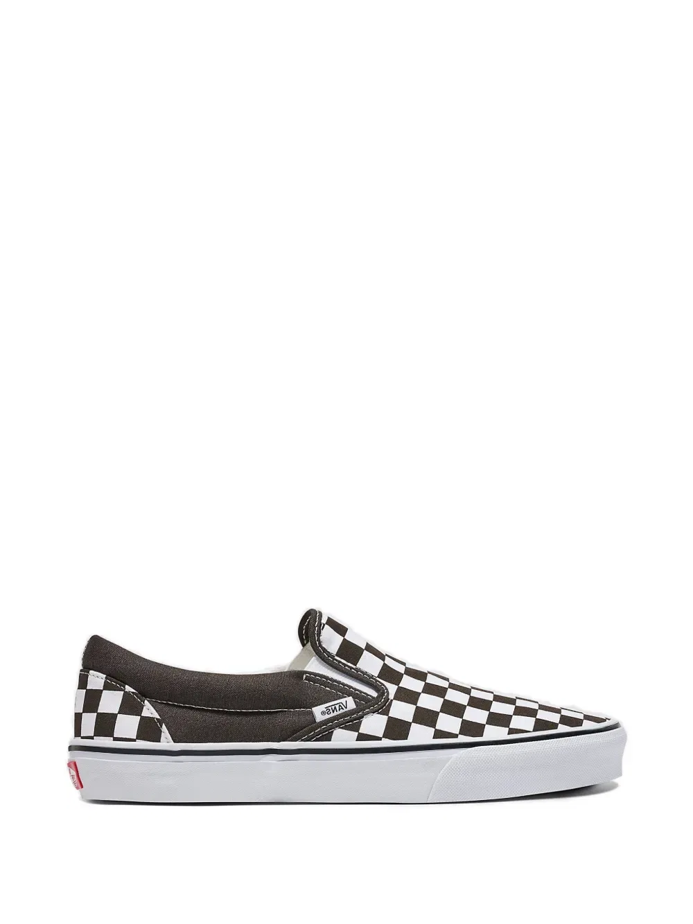 Классические кроссовки в клетку Vans, коричневый