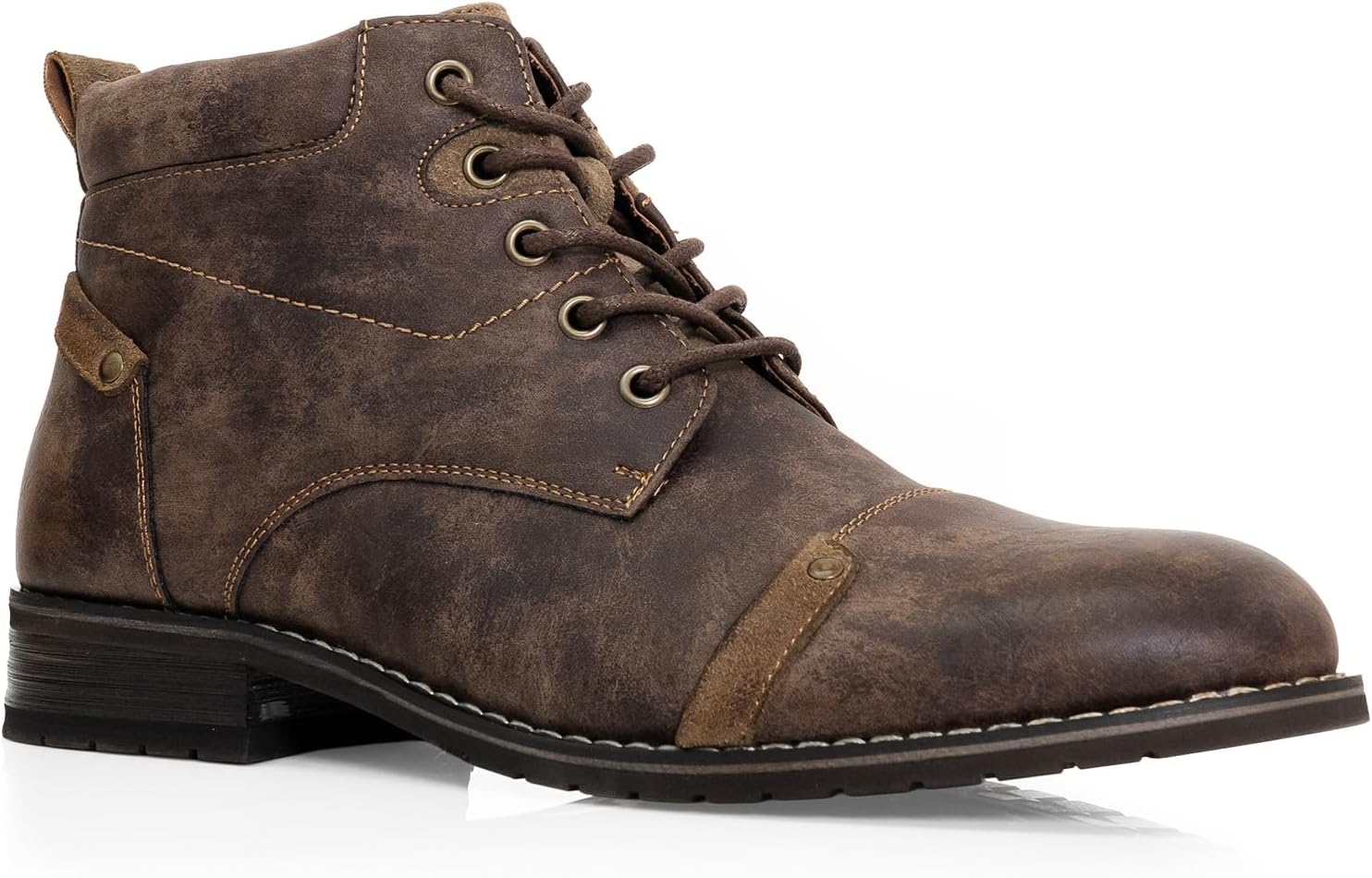 

Мужские Ботинки Ferro Aldo, Дизайнерские Ботинки Чукка с Шнуровкой и Носком-Кап, Повседневная Мода для Работы, коричневый