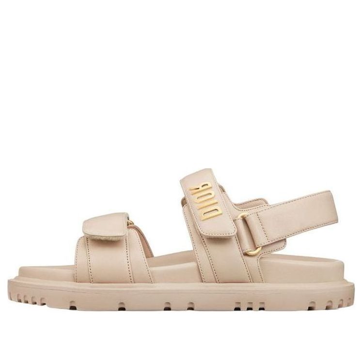 Сандалии (WMNS) DIORact Sandal Powder Beige Lambskin KCQ547LAB_S51U