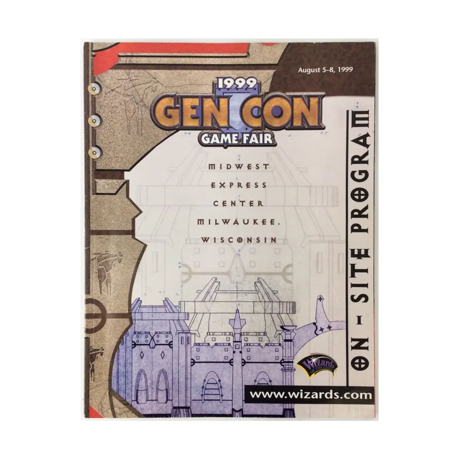 

Журнал 1999 Gen Con Game Fair On-Site Program, Promos, Posters, Catalogs and More (WOTC)