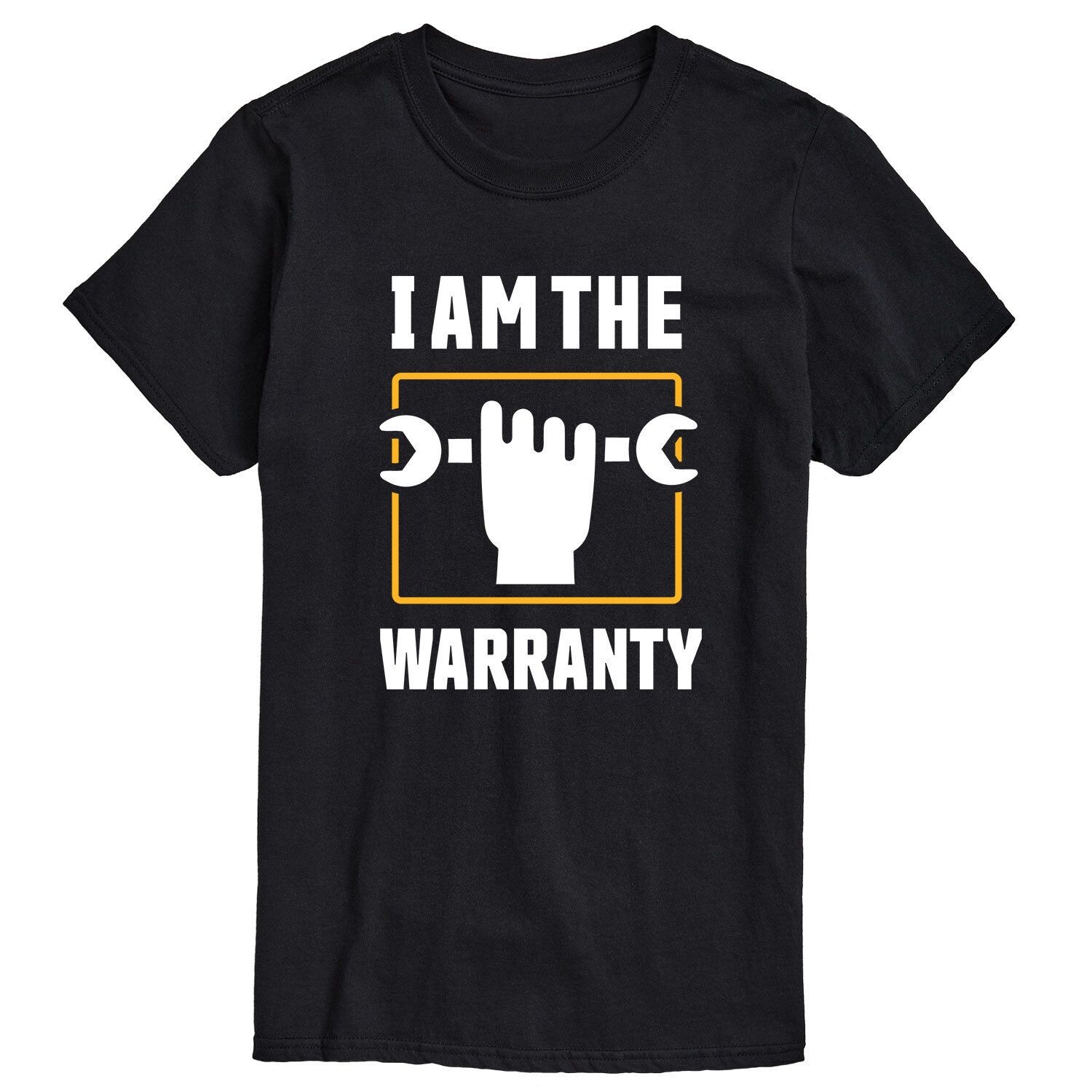 

Мужская футболка I Am The Warranty Licensed Character
