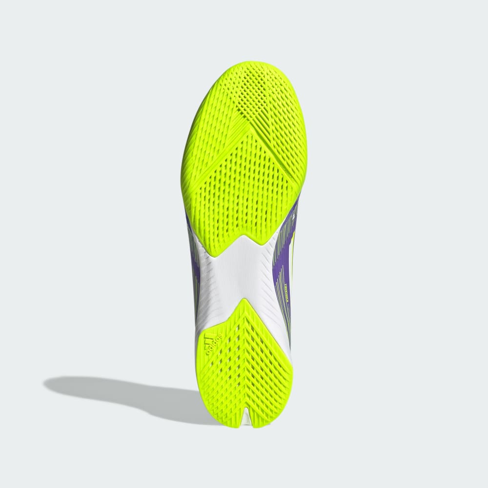 Кроссовки Adidas F50 League Indoor Cleats, цвет Purple Rush/Cloud White/Lucid Lemon — фото 4