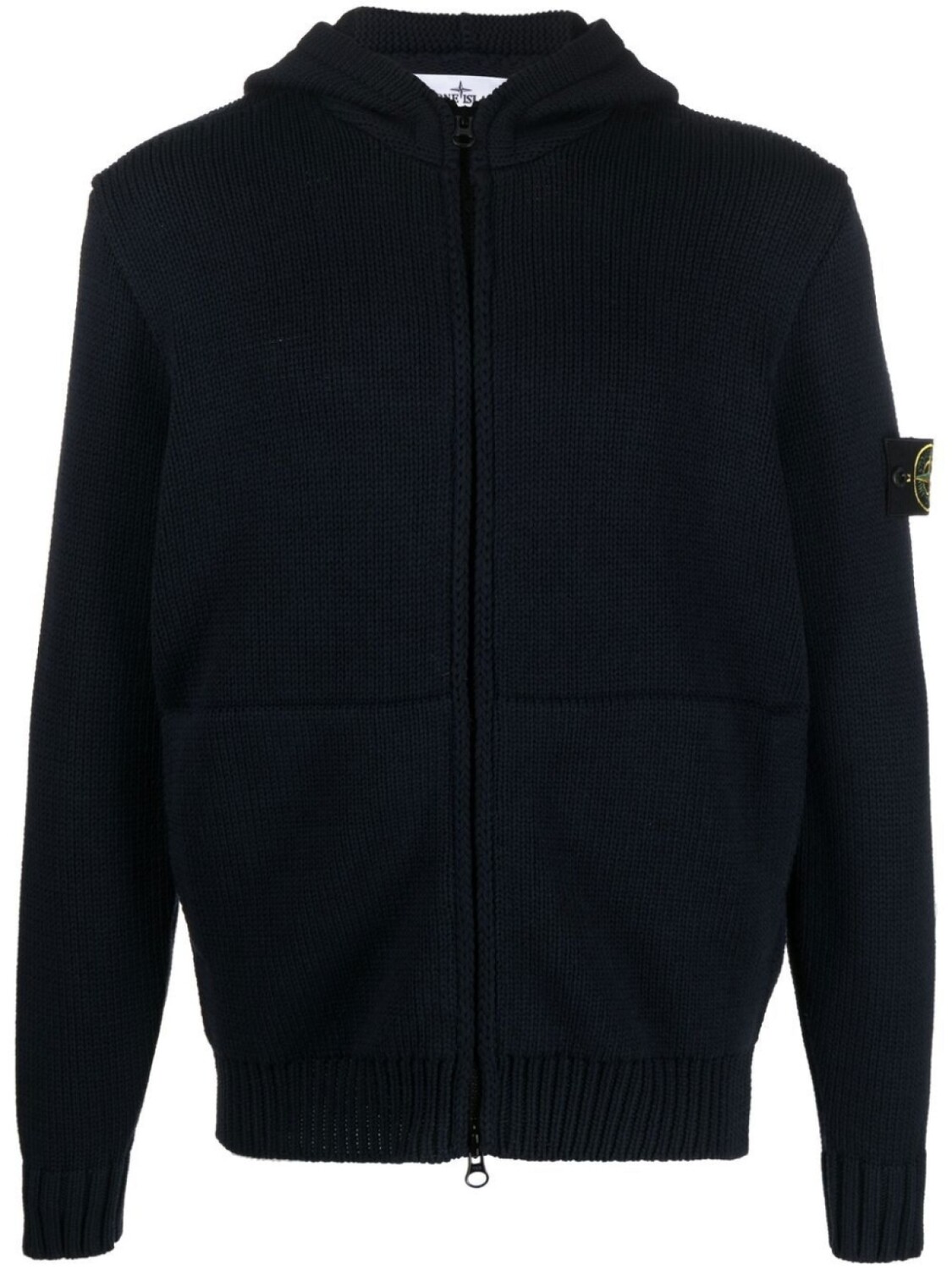 

Stone Island худи тонкой вязки на молнии, синий