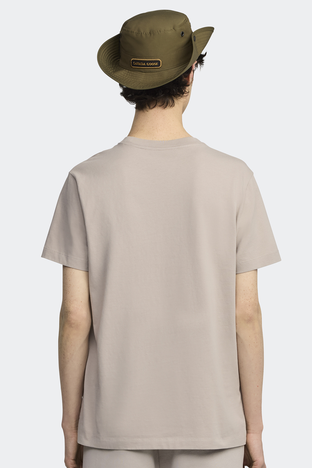 Футболка Canada Goose Emersen Embroidered Crewneck T-Shirt, Limestone — фото 3