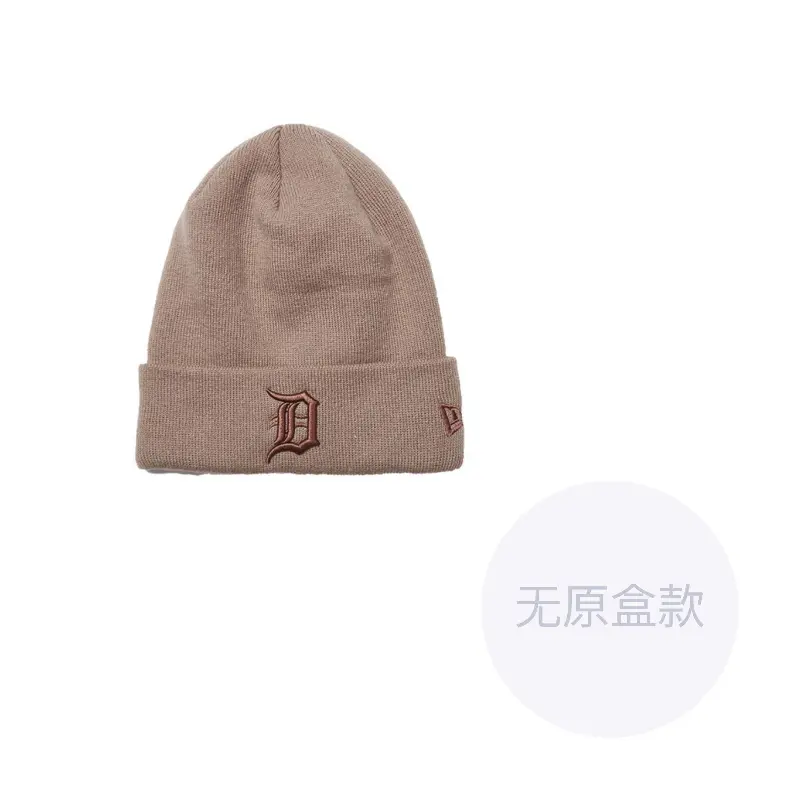 

New Era Акриловая вязаная шапка унисекс цвета хаки, Khaki