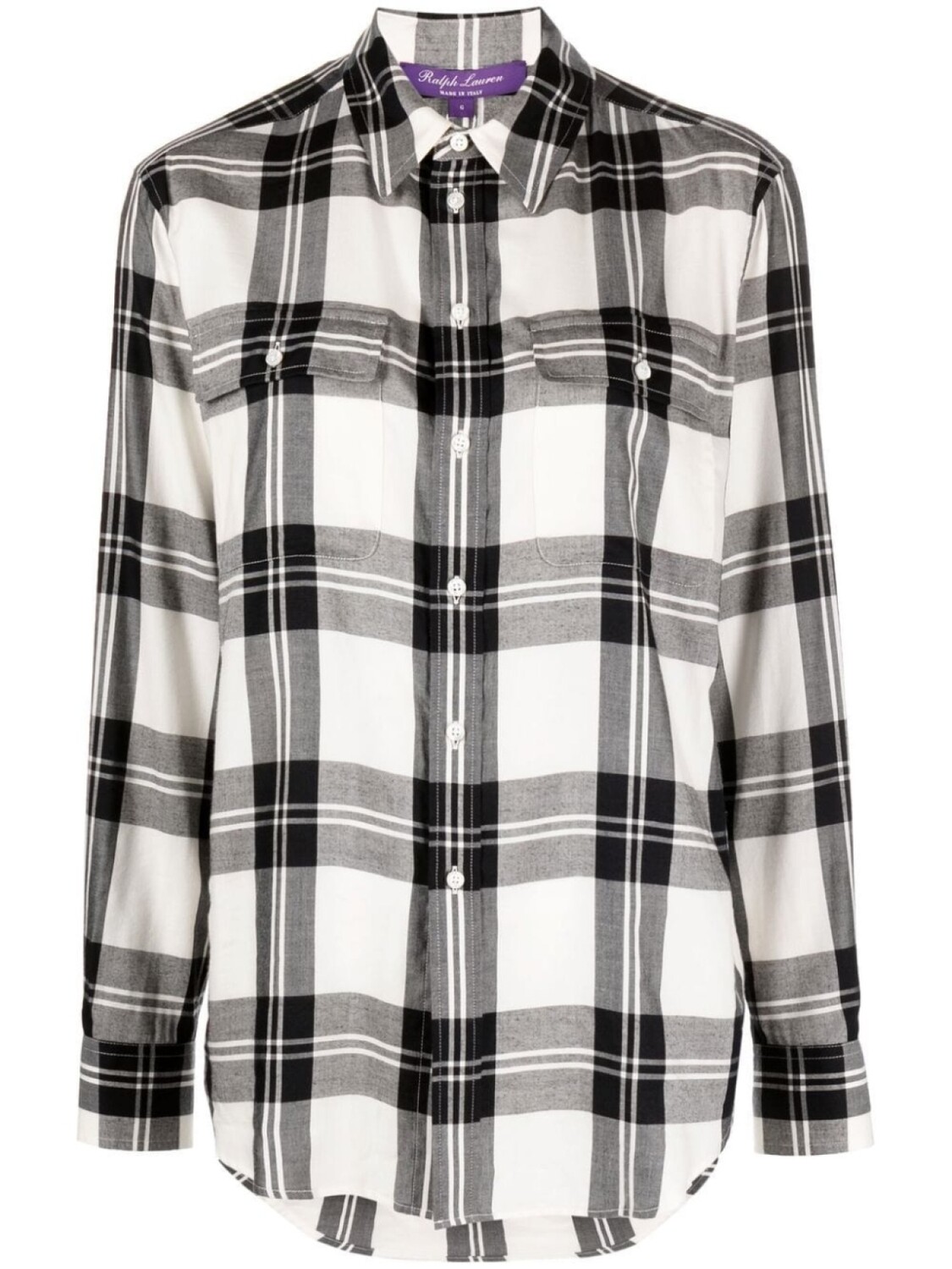 

Ralph Lauren Collection рубашка Darleen в клетку, черный