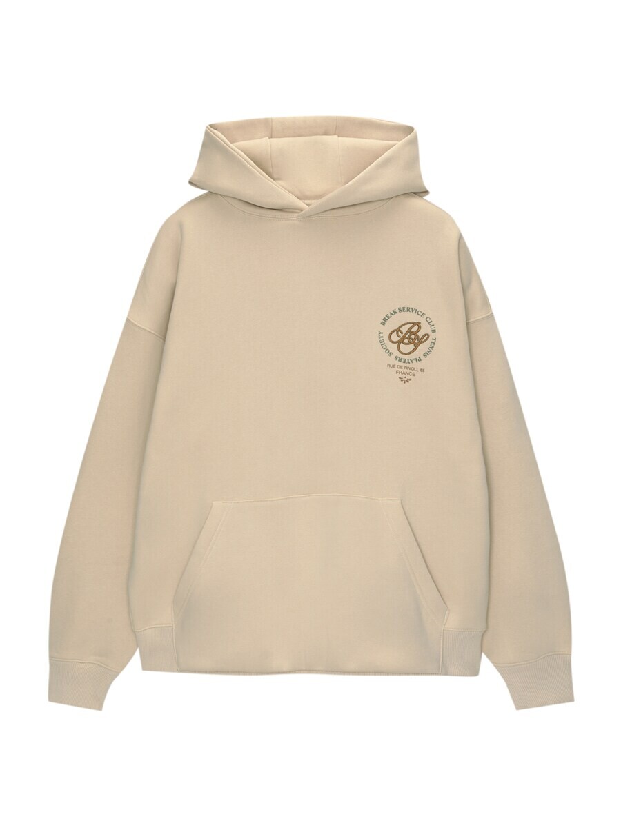

Толстовка с капюшоном Pull&Bear Sweatshirt, бежевый