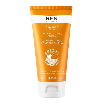 

REN Clean Skincare PHA Полигидроксикислота Отшелушивающее средство для лица Нежное осветляющее отшелушивающее средство для лица Химические ферментные и физические отшелушивающие средства Подходит для склонной к появлению прыщей и чувствительной...