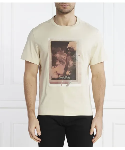 

Футболка Regular fit Calvin Klein, бежевый