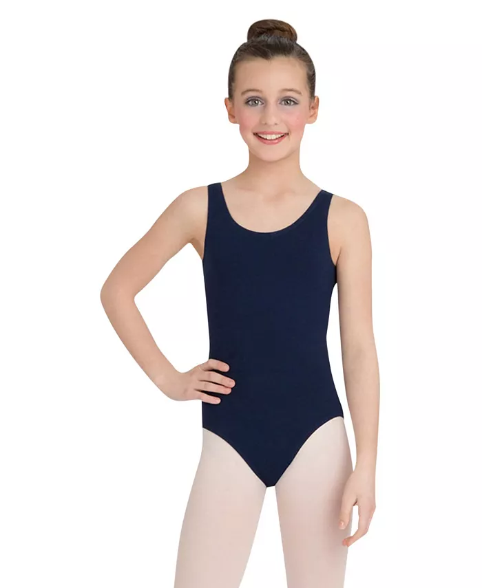 

Детский гимнастический купальник с высоким горлом для девочек Capezio, синий