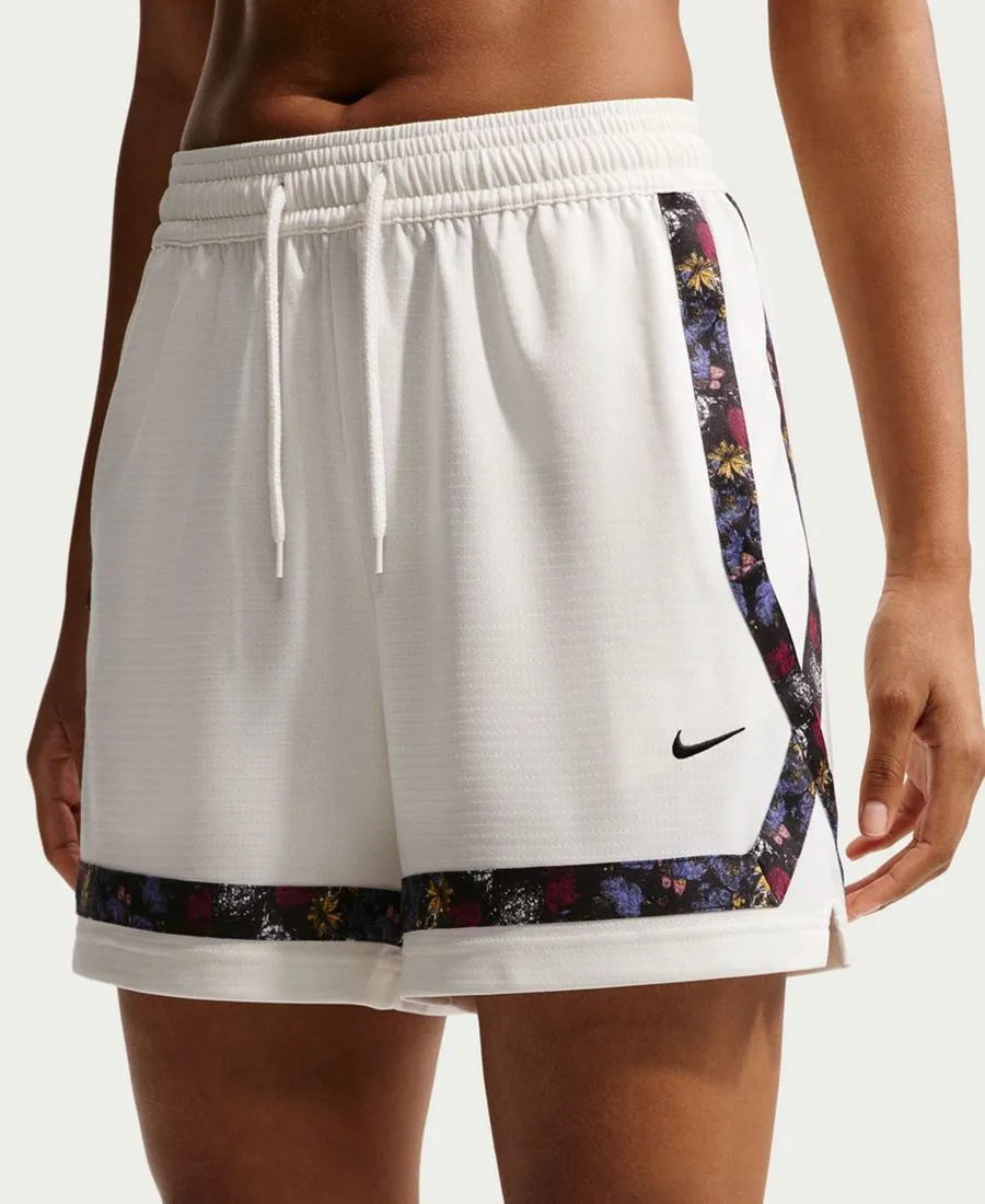 Женские баскетбольные шорты Dri-FIT Nike, sail/черный — фото 2