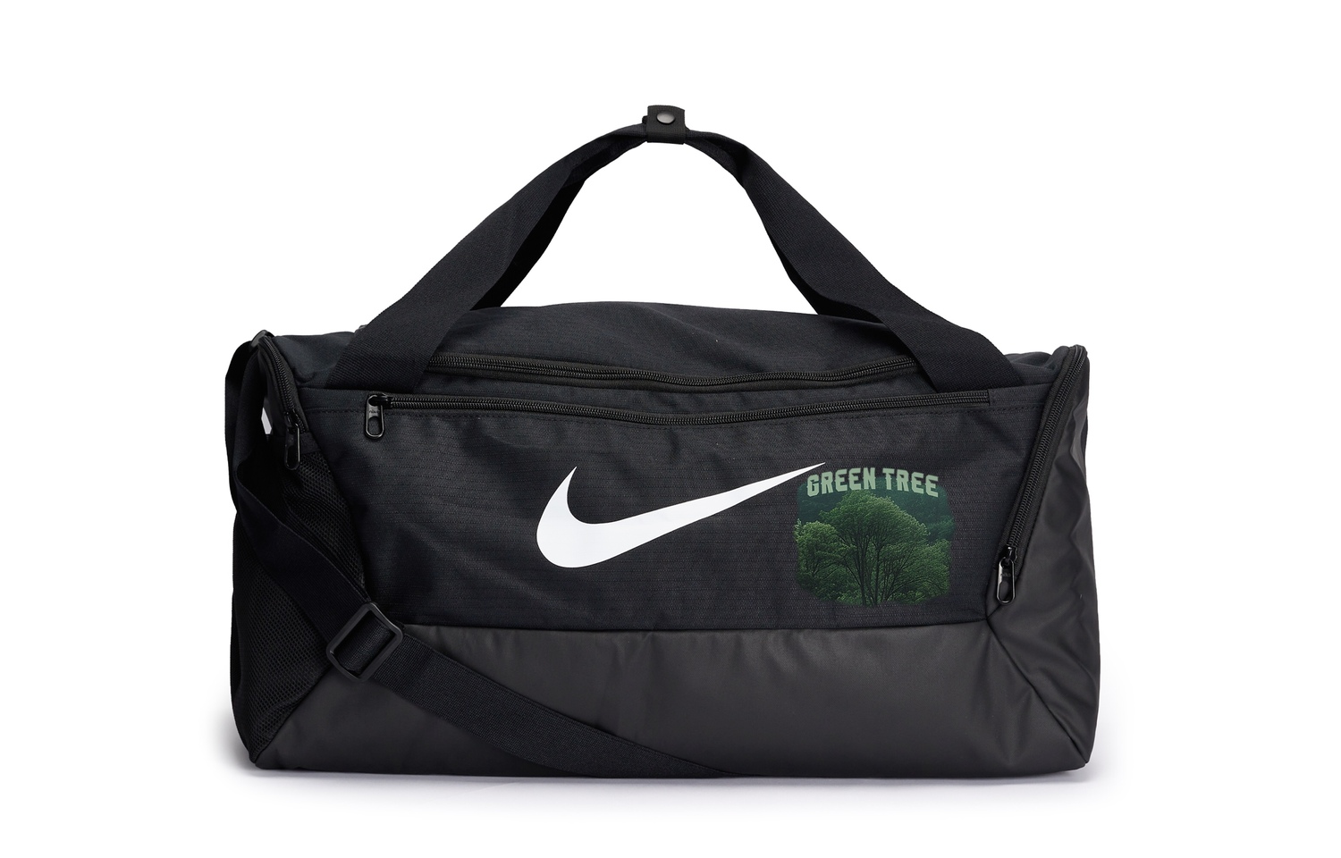 

Nike Тканевая дорожная сумка унисекс черная, Green Forest