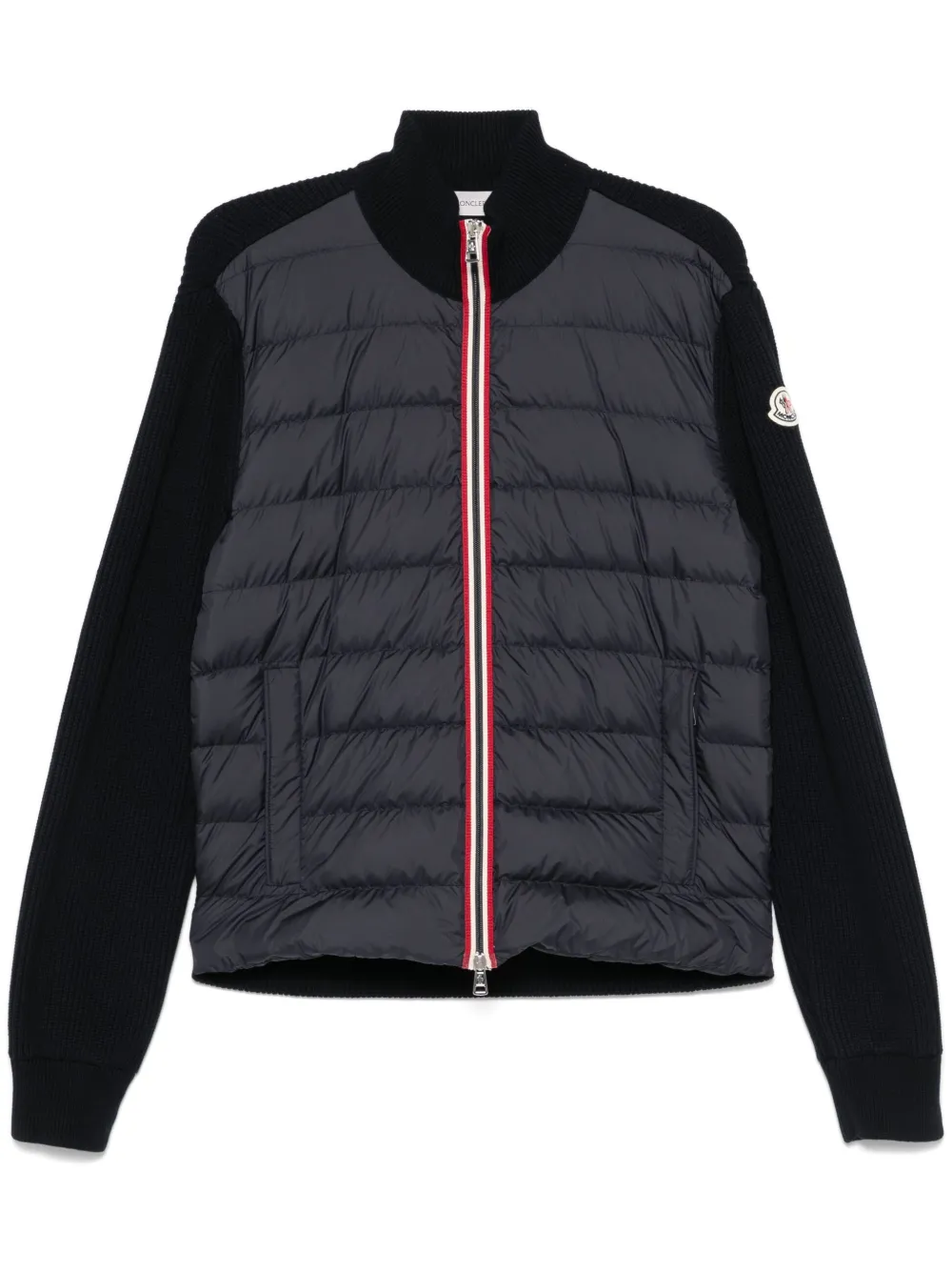 

Кардиган с дутыми вставками MONCLER, синий