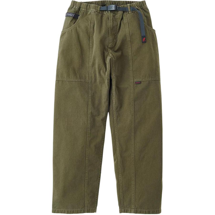 

Брюки с поясом прямого кроя Gramicci, оливковый/зеленый