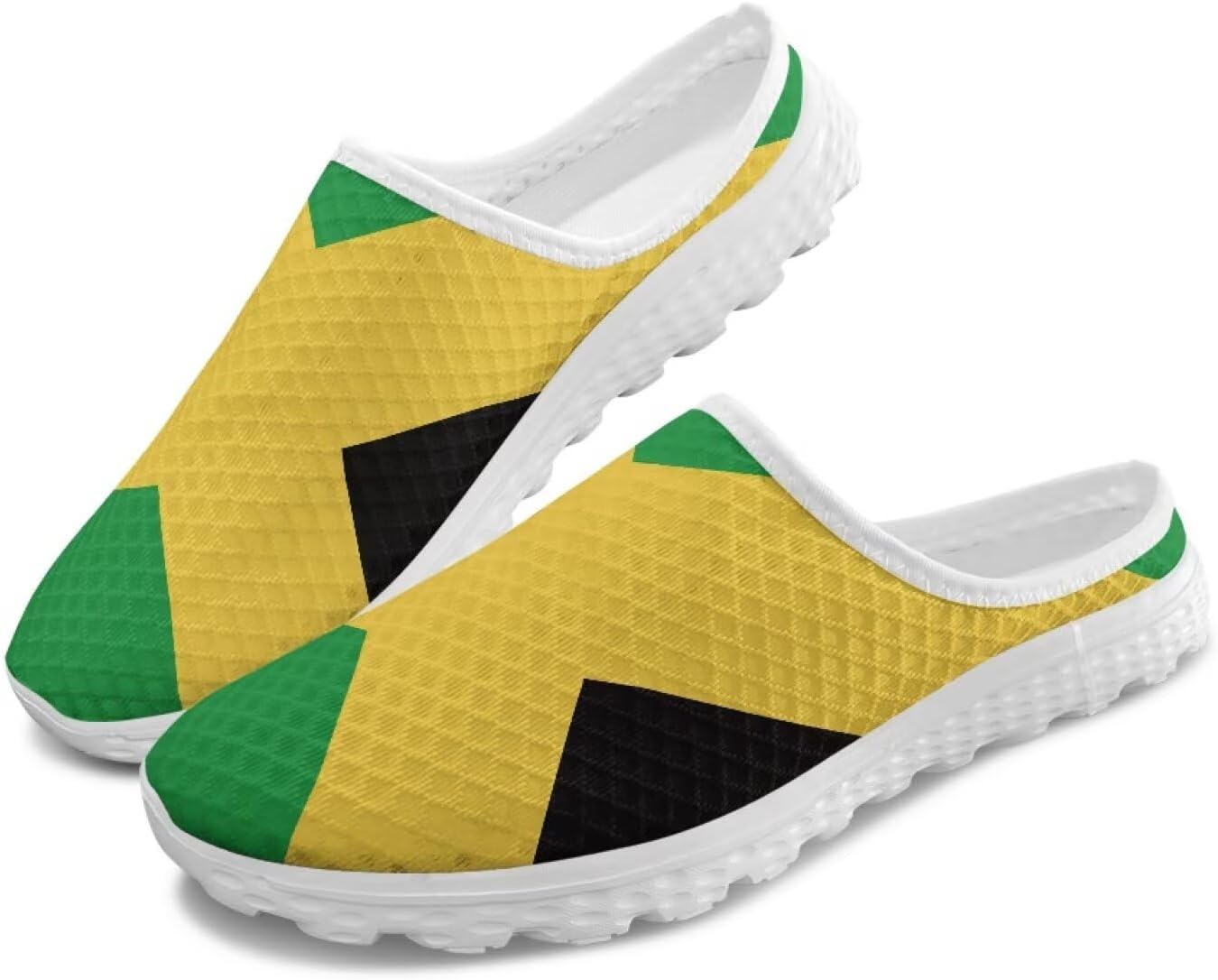 

Женские кроссовки Tomeusey Half Sport с сеткой - легкие прогулочные кроссовки с мягкой подошвой и удобной стелькой для повседневного использования, Jamaican Flag-2