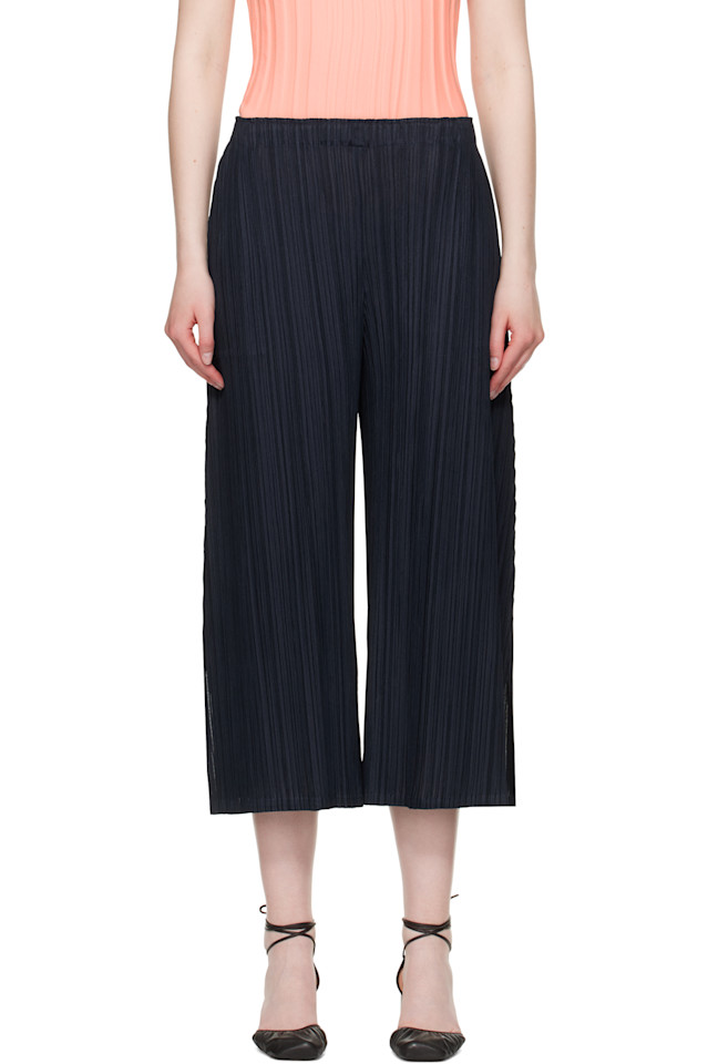 

Брюки с мягкими складками Pleats Please Issey Miyake, мультиколор