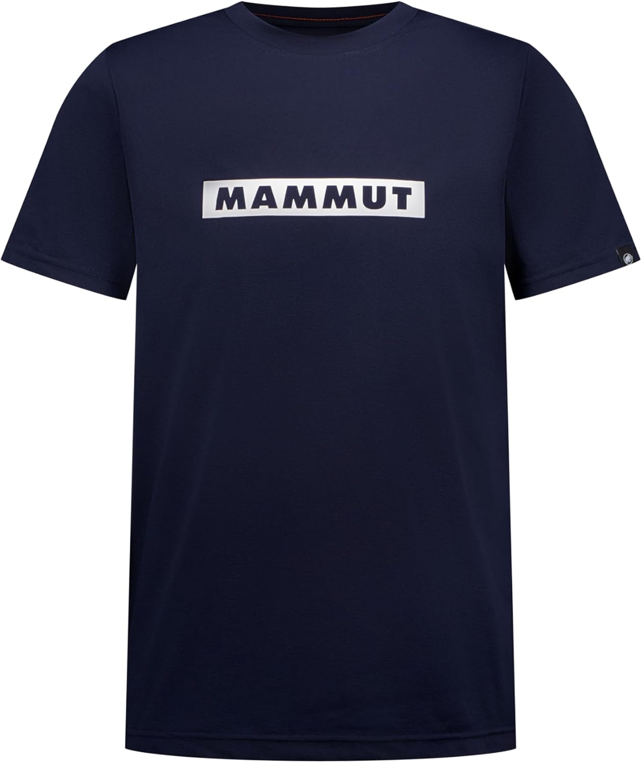 

Мужская футболка Mammut PRT2 с логотипом, азиатский крой, футболка с логотипом QD, цвет морской белый AF Men