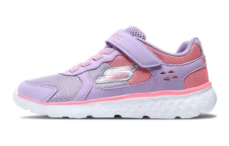 

Детские кроссовки для бега Go Run 400 Sparkle Sprinters с амортизацией, износостойкими, дышащими и низким верхом Skechers, фиолетовый/розовый