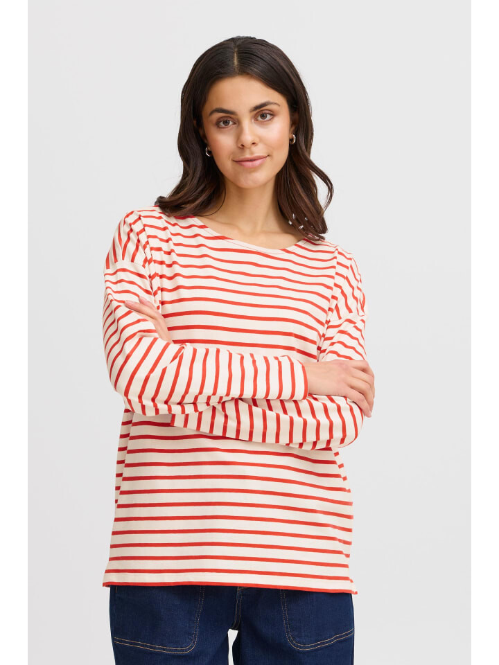 

Лонгслив Fransa Longsleeve, красный