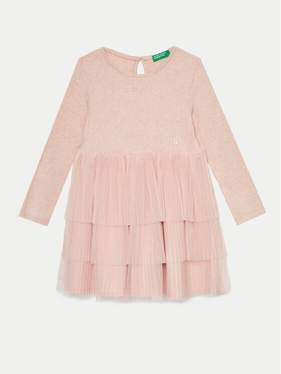 

Элегантное платье обычного кроя United Colors Of Benetton, розовый