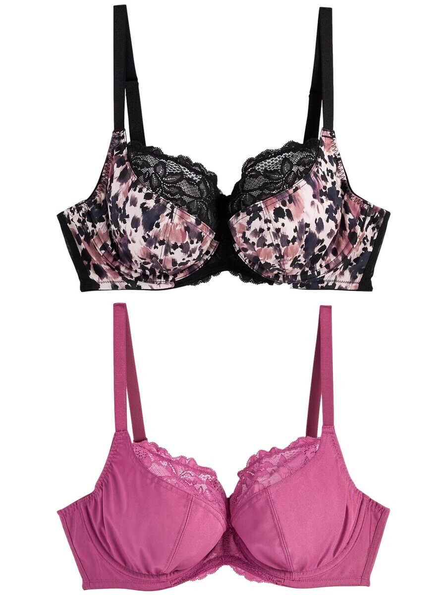 

Бюстгальтер на косточках Next T-shirt Bra, цвет pink/black