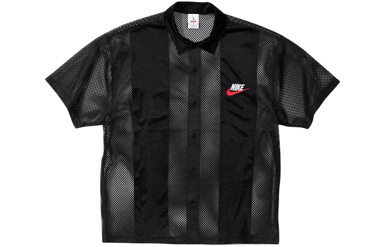 Футболка Supreme Nike Mesh, черный — фото 4