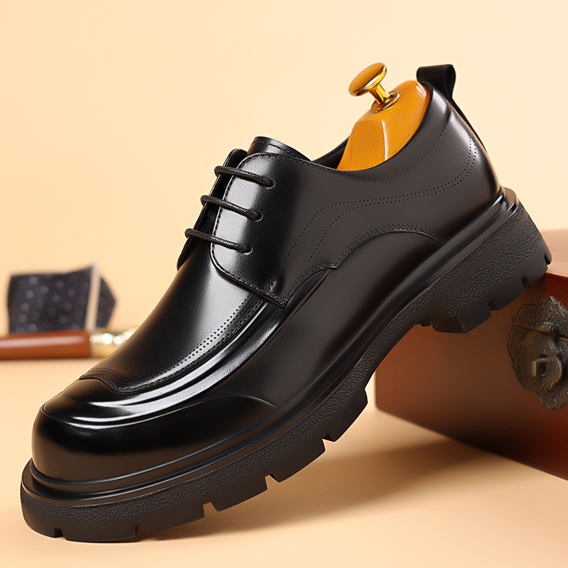 MODENGPAN Мужские повседневные кроссовки Low Top черные, цвет Black — фото 4