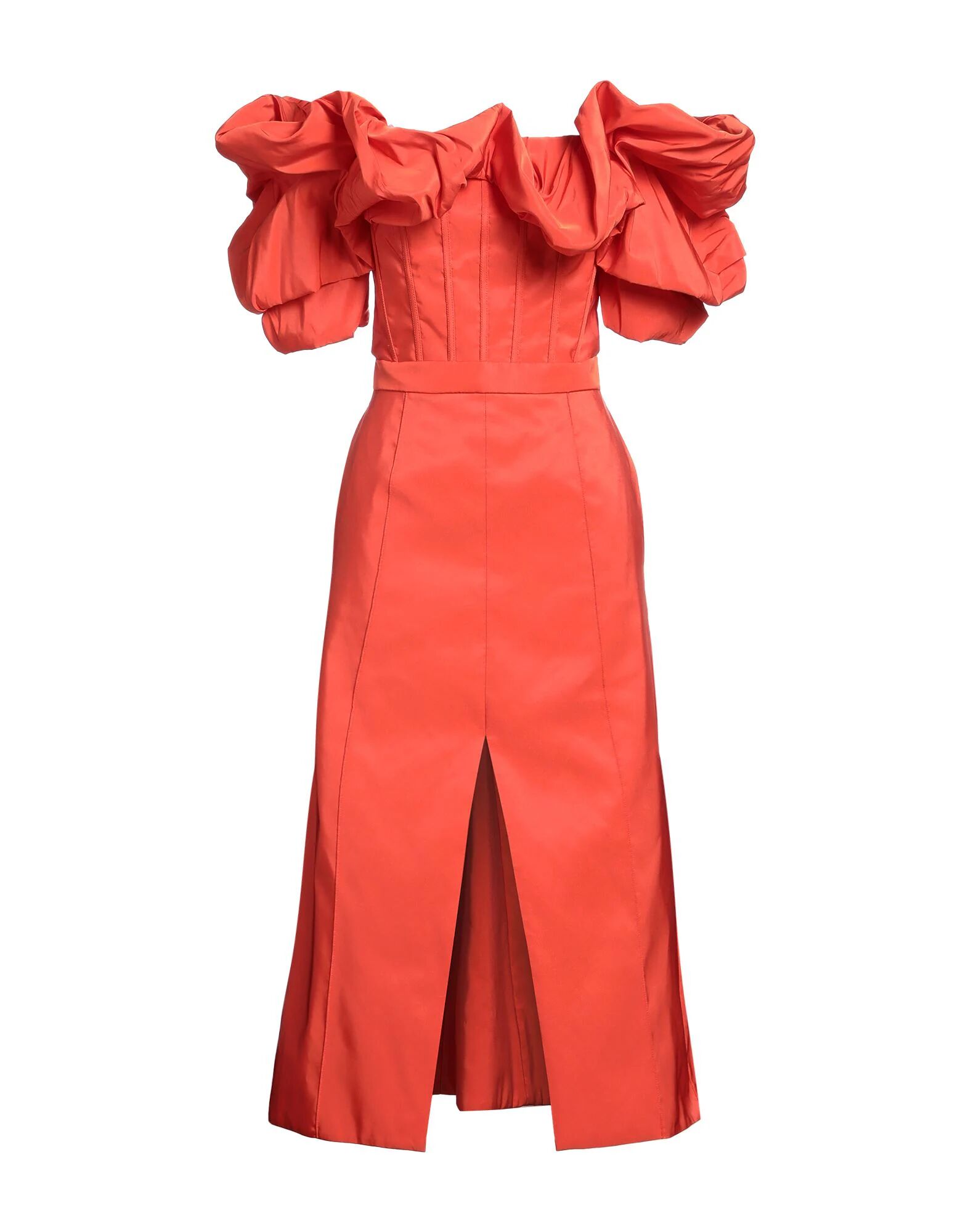 

Платье-миди Alexander Mcqueen, оранжевый