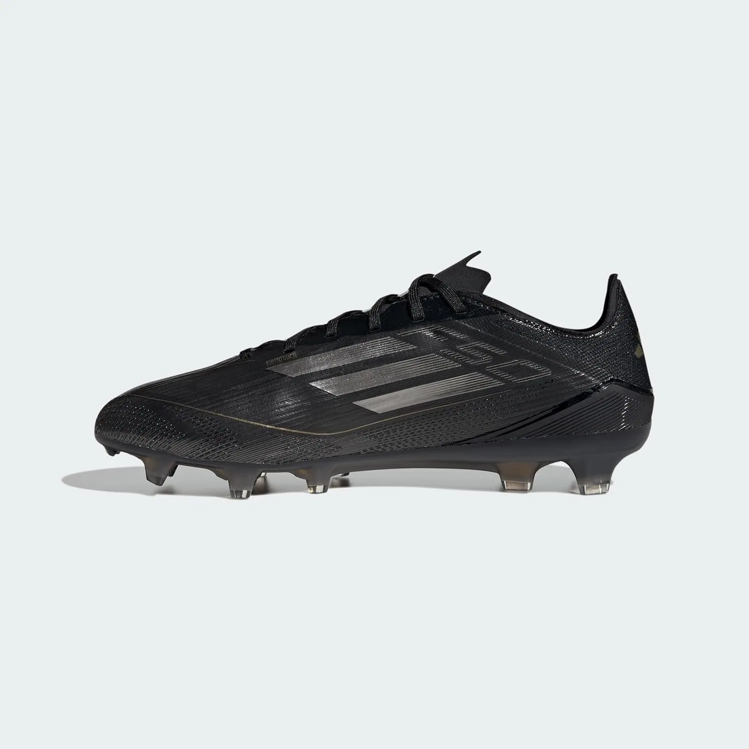 Кроссовки Adidas Unisex F50 Pro для твердого грунта, Core Black Iron Met Gold Met — фото 2