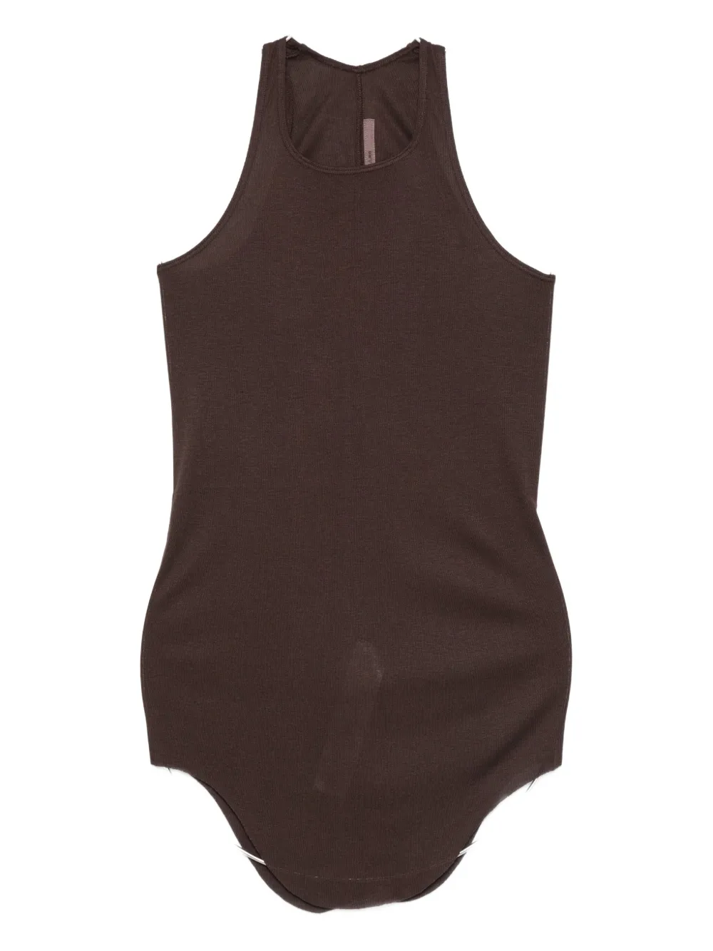 

Топ с американской проймой Rick Owens Lilies, коричневый