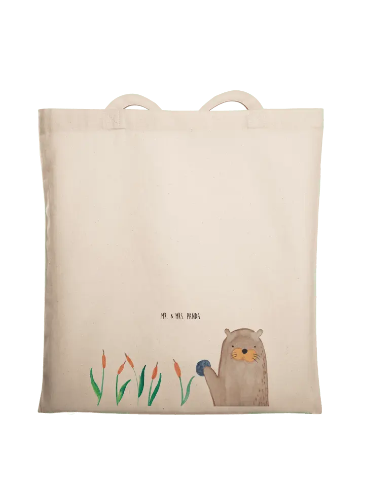 

Сумка для переноски Mr & Mrs Panda Otter Stein ohne Spruch, кремовый, Бежевый, Сумка для переноски Mr & Mrs Panda Otter Stein ohne Spruch, кремовый