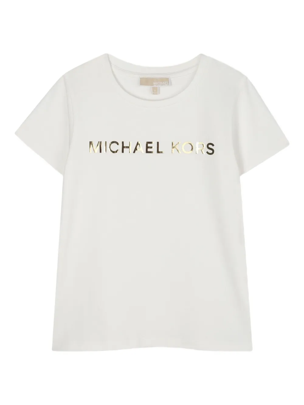 

Футболка с логотипом Michael Kors Kids, нейтральный