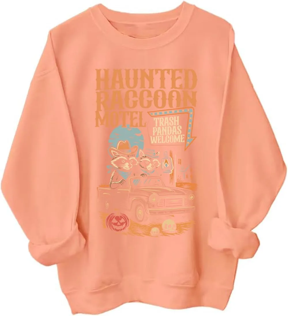 

Толстовка Haunted Raccoon Motel