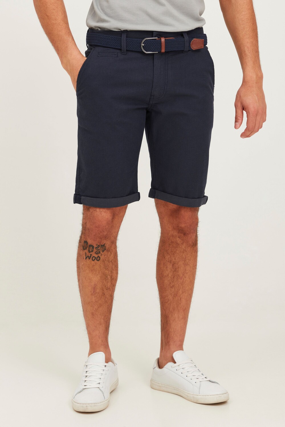 

Тканевые шорты INDICODE Chino IDFigno, синий
