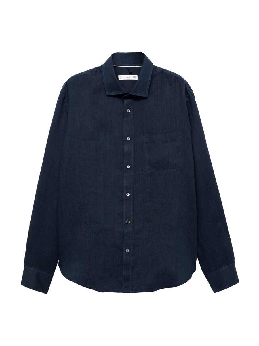 

Повседневная рубашка MANGO MAN Regular fit Button Up Shirt AVISPA, темно-синий
