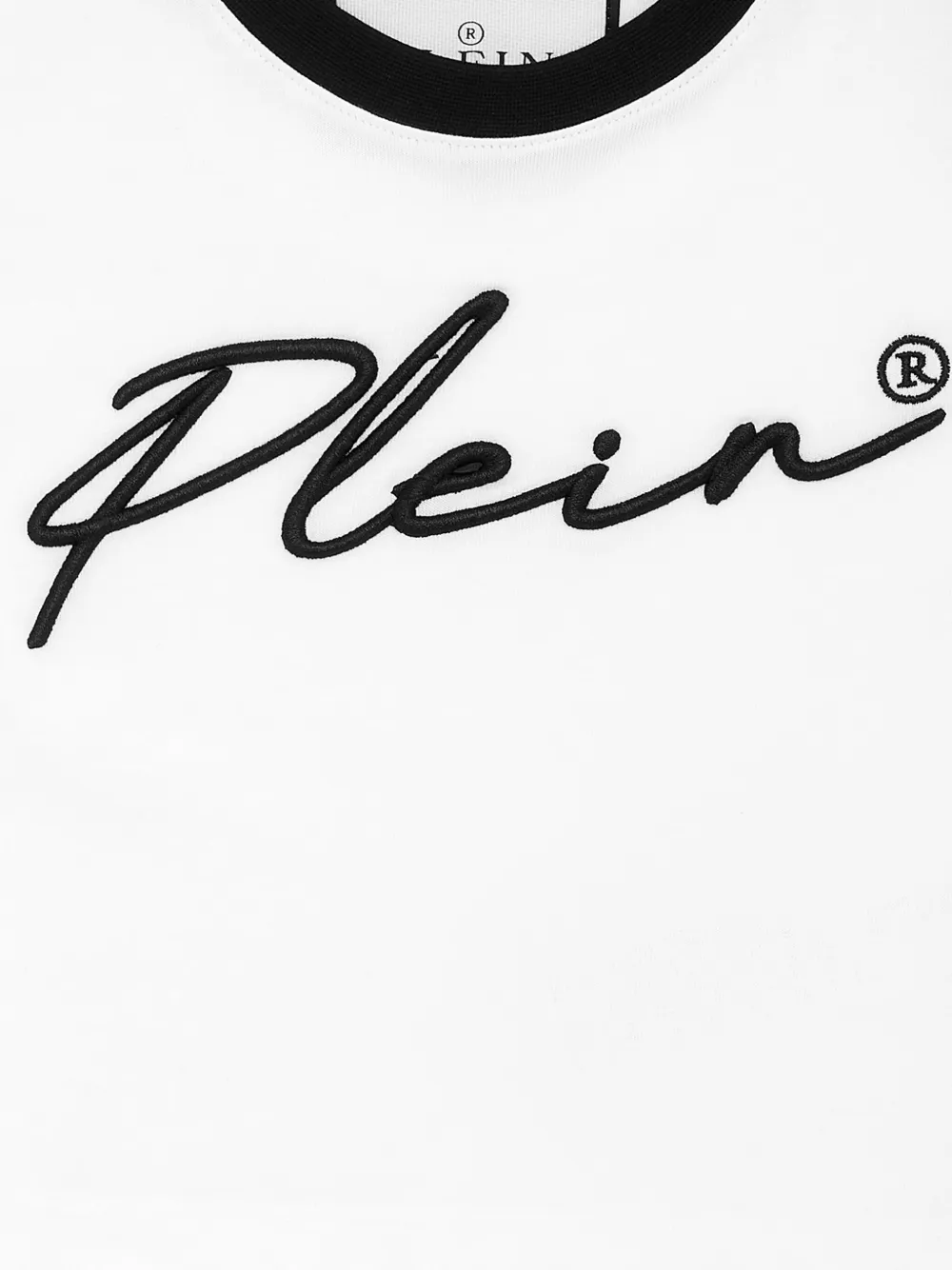 Укороченная футболка Signature Philipp Plein, белый — фото 3