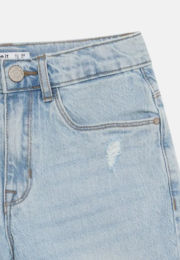 Длинные джинсовые шорты nkfrose Name It, Light Blue Denim — фото 4