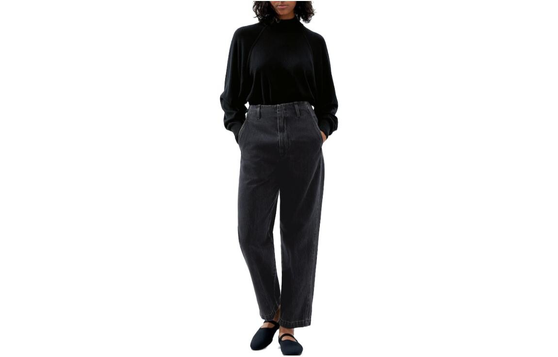 

Джинсы женские серии U FW23 темно-серые Uniqlo