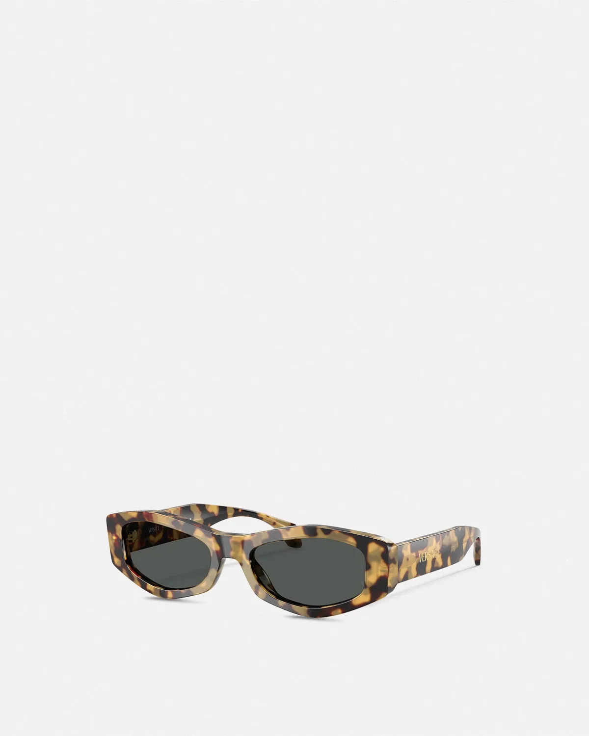 Фирменные солнцезащитные очки VERSACE, коричневый
