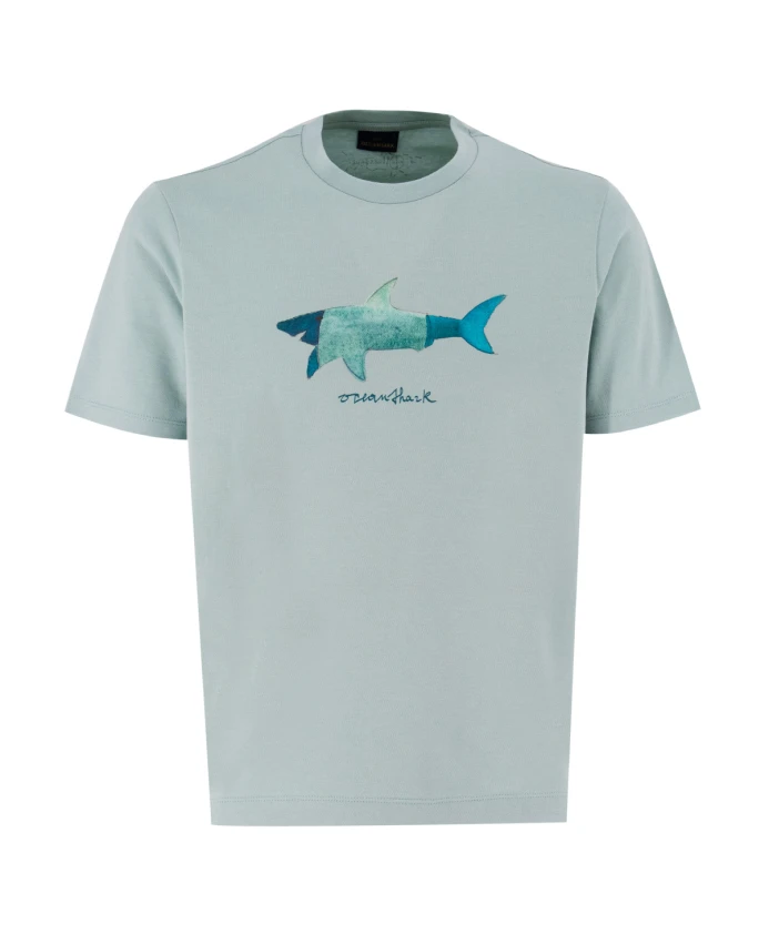

Классическая футболка с логотипом Paul & Shark, синий