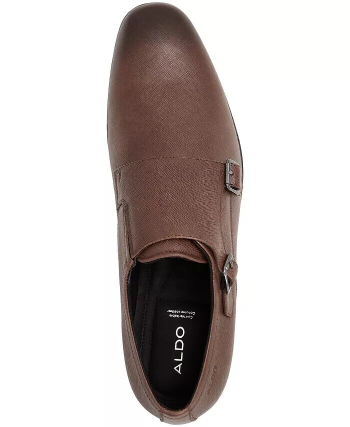 Мужские туфли Benedetto Monk Strap — широкая ширина ALDO, коричневый — фото 4